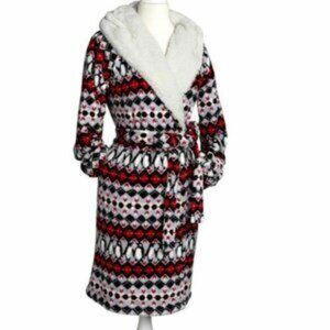 Vera Bradley Penguin Intarsia Fleece Robe - Size Large/XL